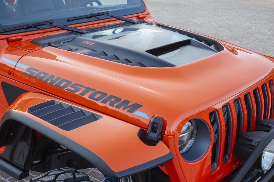 Детали экстерьера Jeep Sandstorm Concept (JL) 2018 года  (фото 14 из 50)